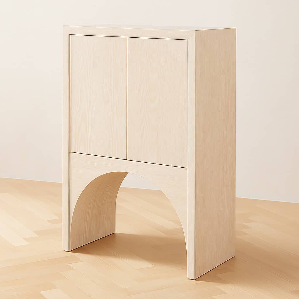 Archeline Cream Oak Sideboard - 1