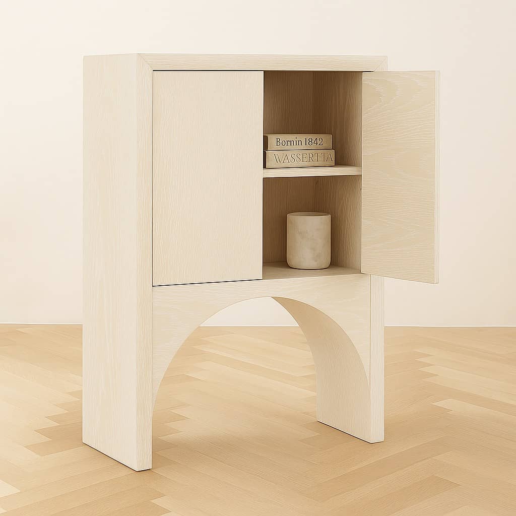 Archeline Cream Oak Sideboard - 4