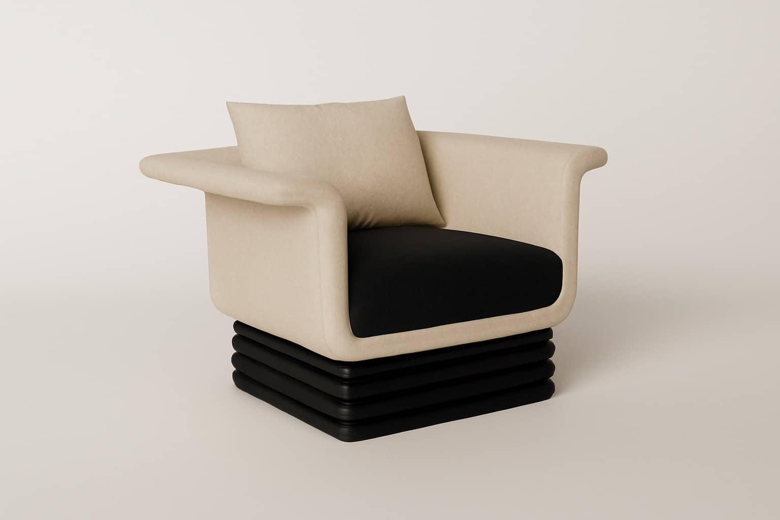 The Monza Sculptural Accent Chair - 3