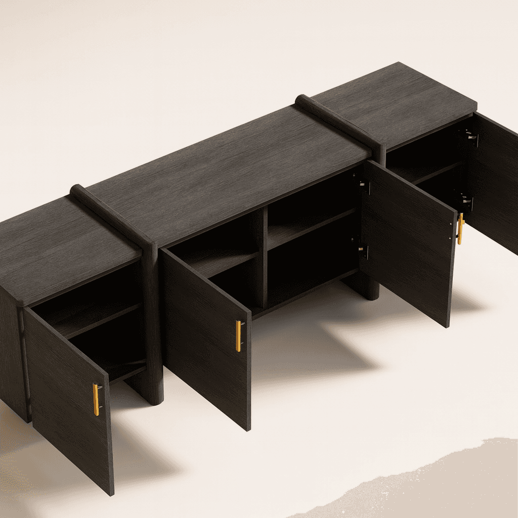 The Atelier Black Sideboard - 4
