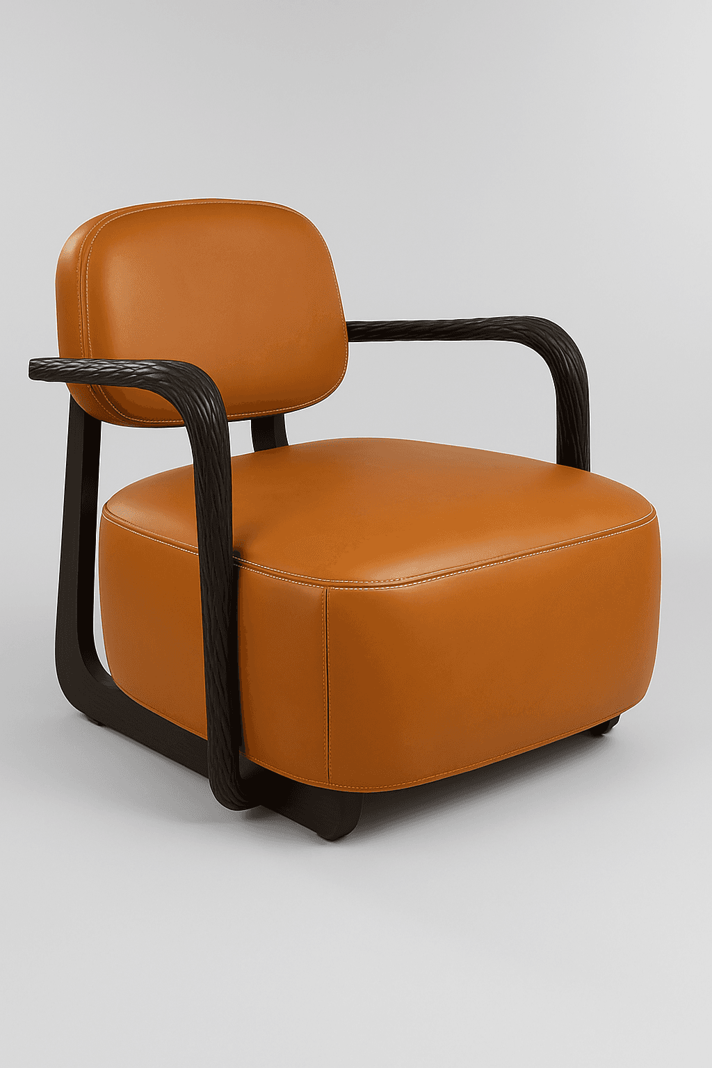 Sienna Leather Accent Chair - 1