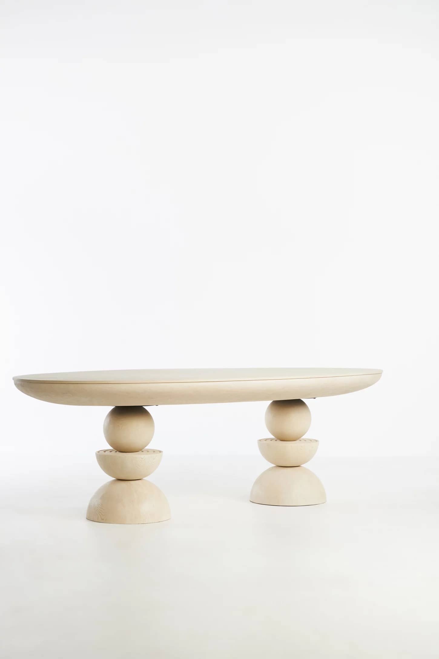 The Solstice Sculptural Dining Table – 6 Seater - 1