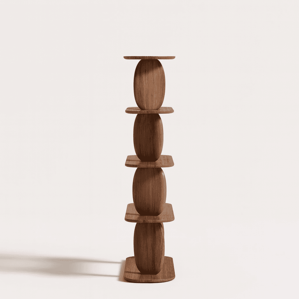 The Orbium Wooden Bookshelf - 3