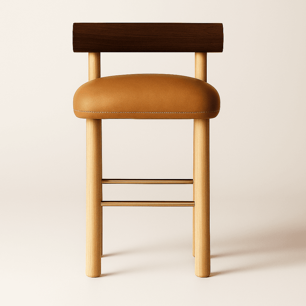 Maple & Mocha Stool - 1