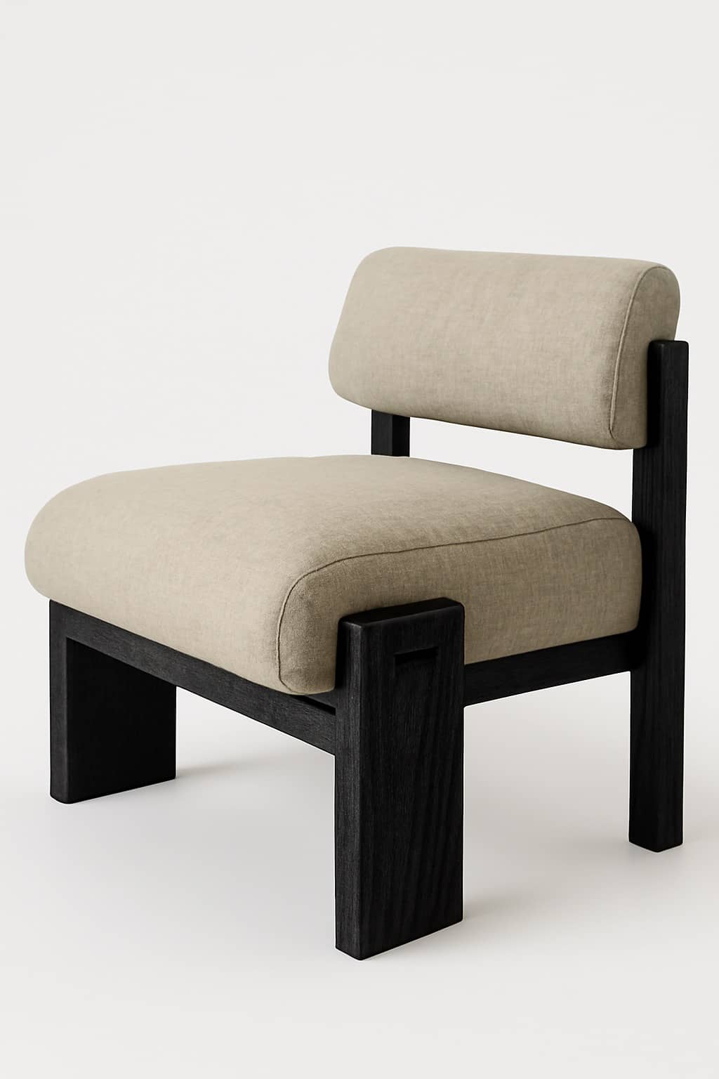 Monarch Sandblasted Oak Lounge Chair - 1