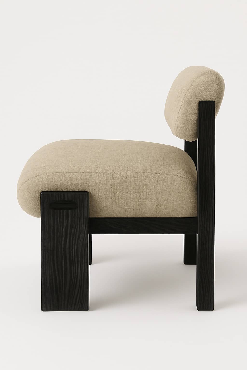 Monarch Sandblasted Oak Lounge Chair - 3