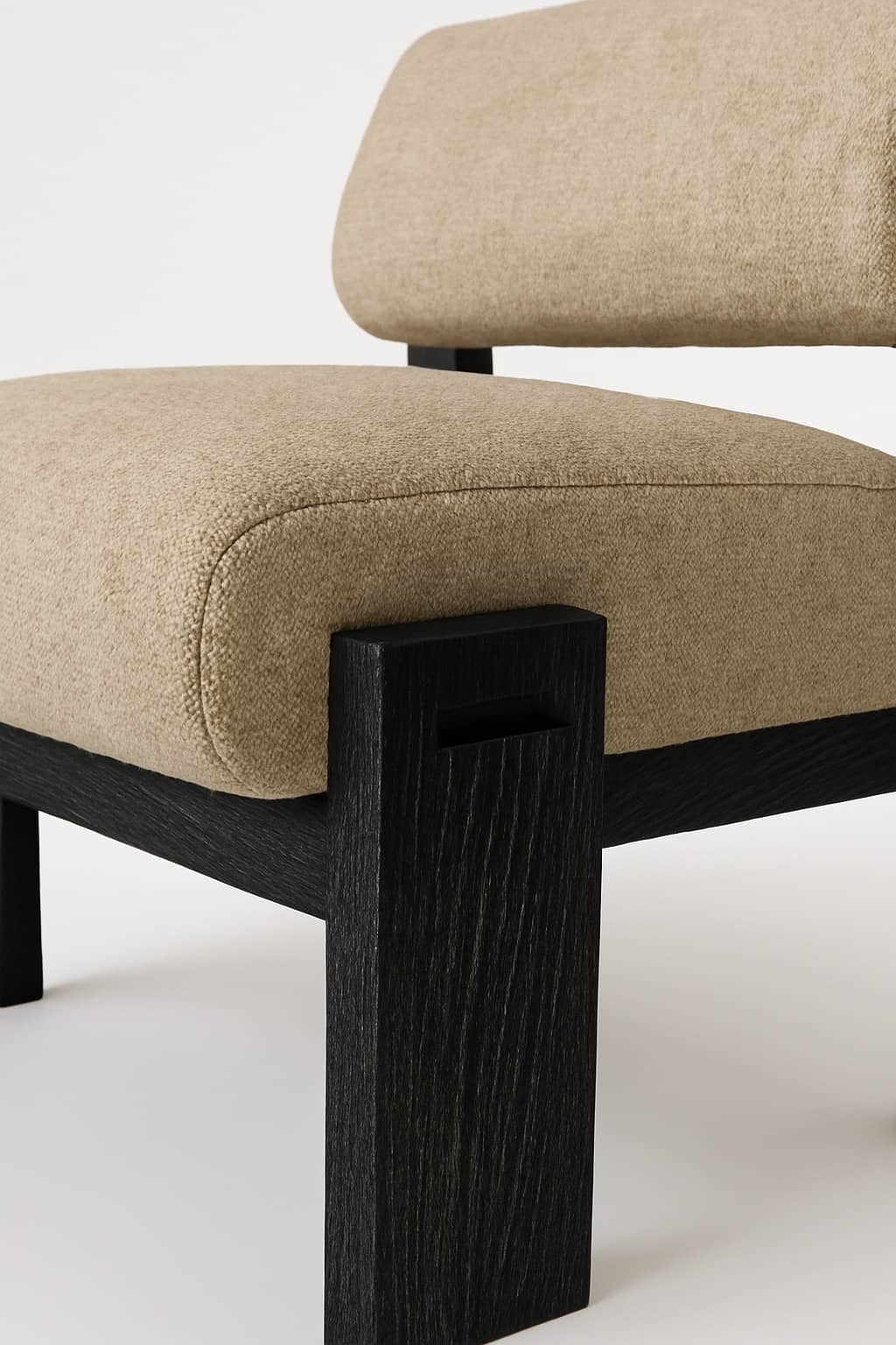 Monarch Sandblasted Oak Lounge Chair - 5