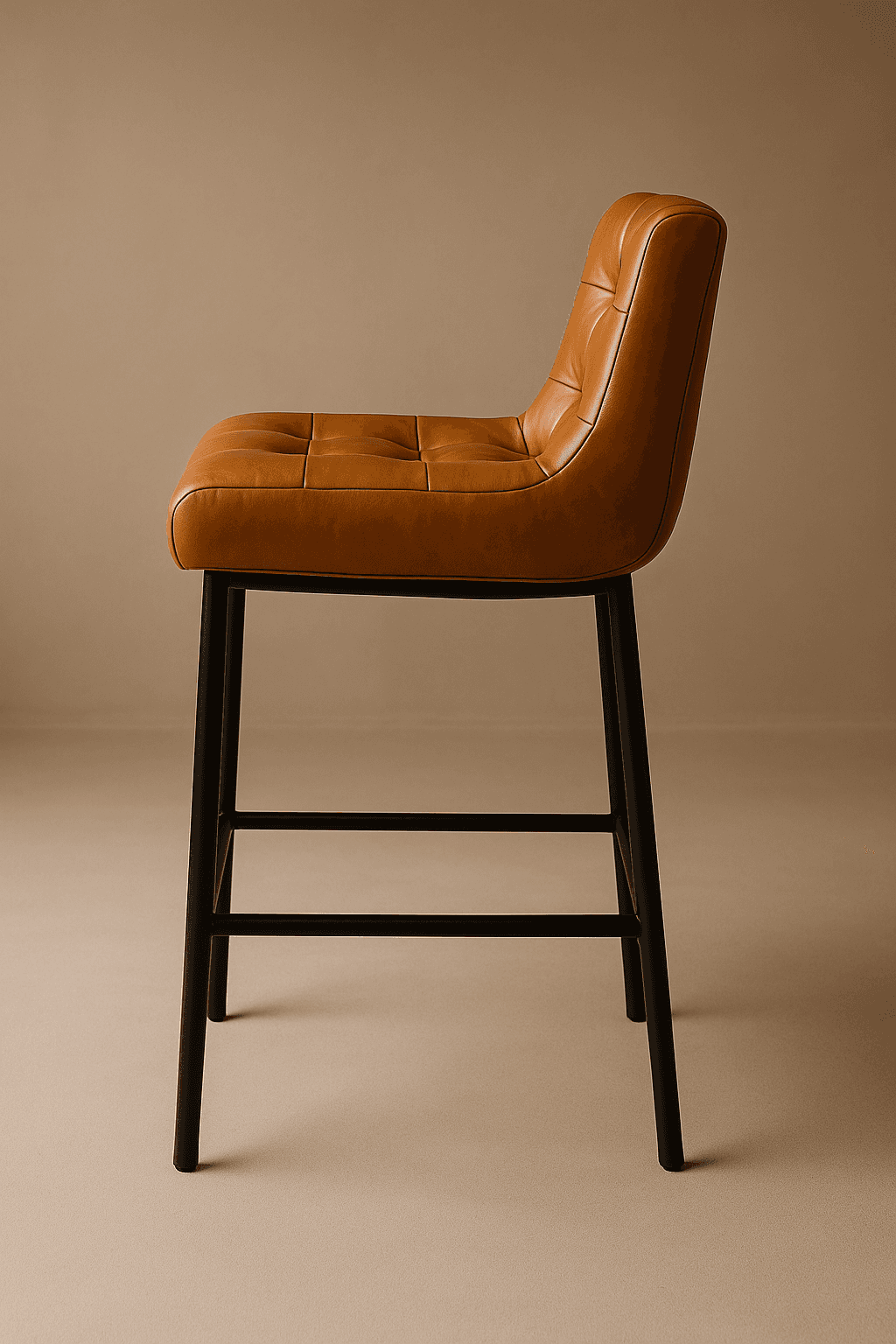 Terra Leather Stool - 3