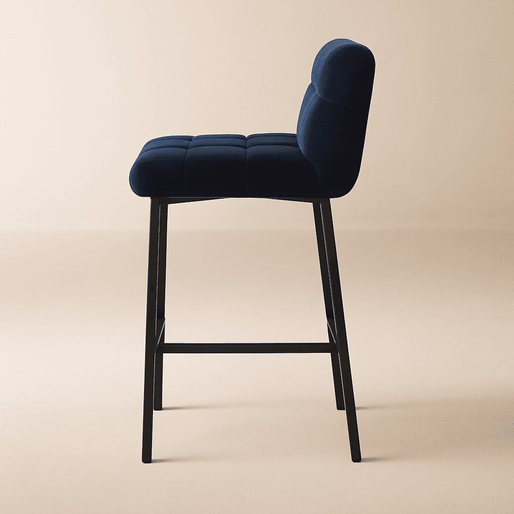 Midnight Luxe Stool - 4