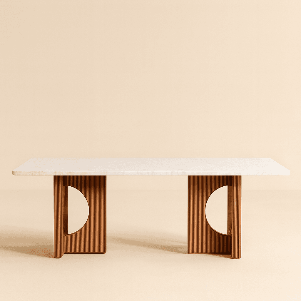 Solenne Marble Top Dining Table - 1
