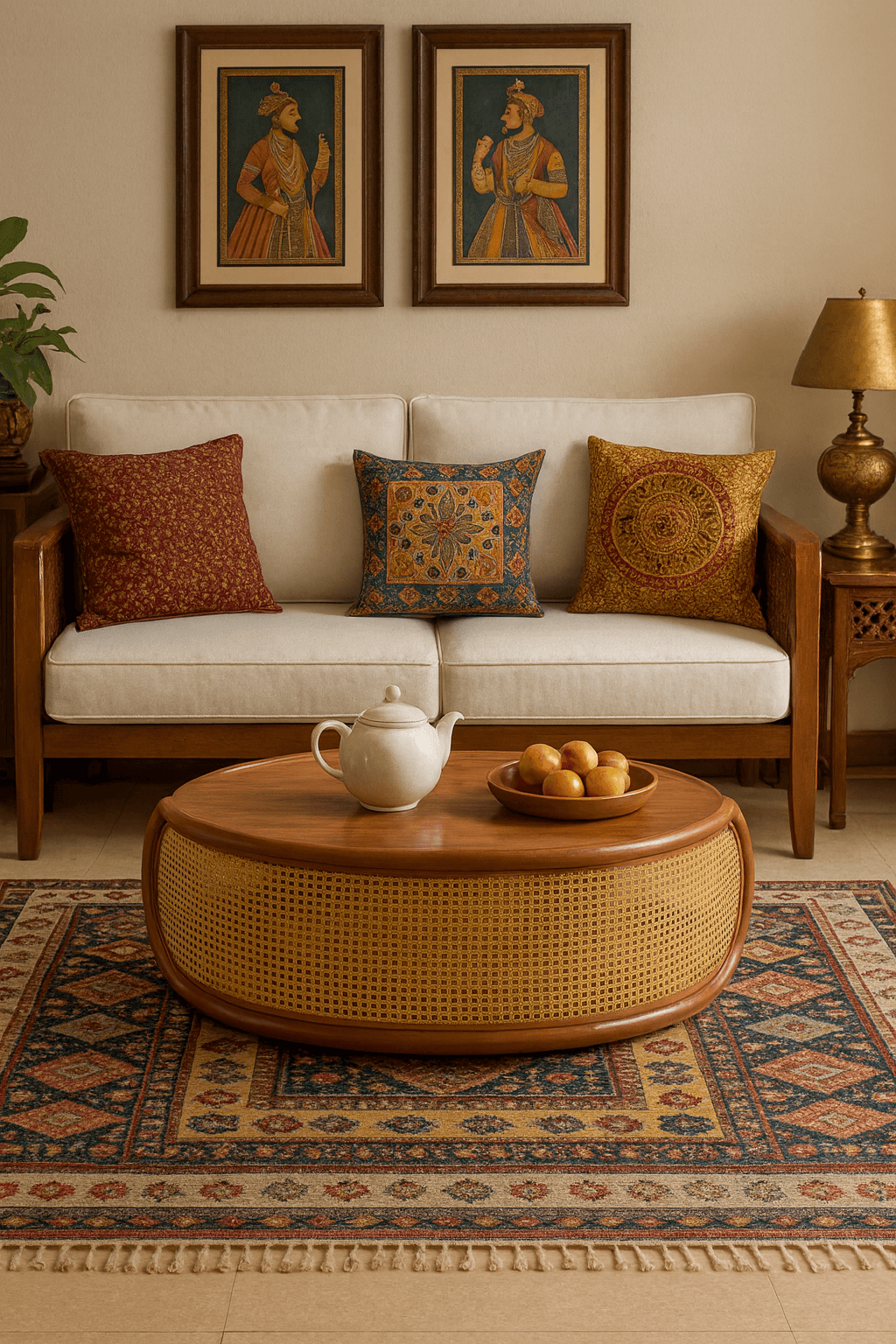 Ovalo Cane Coffee Table - 2