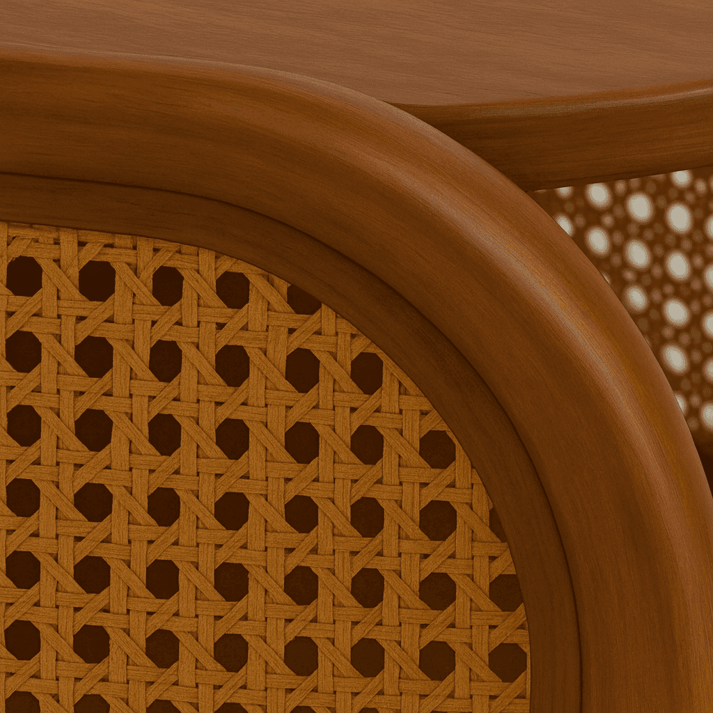 Ovalo Cane Coffee Table - 5