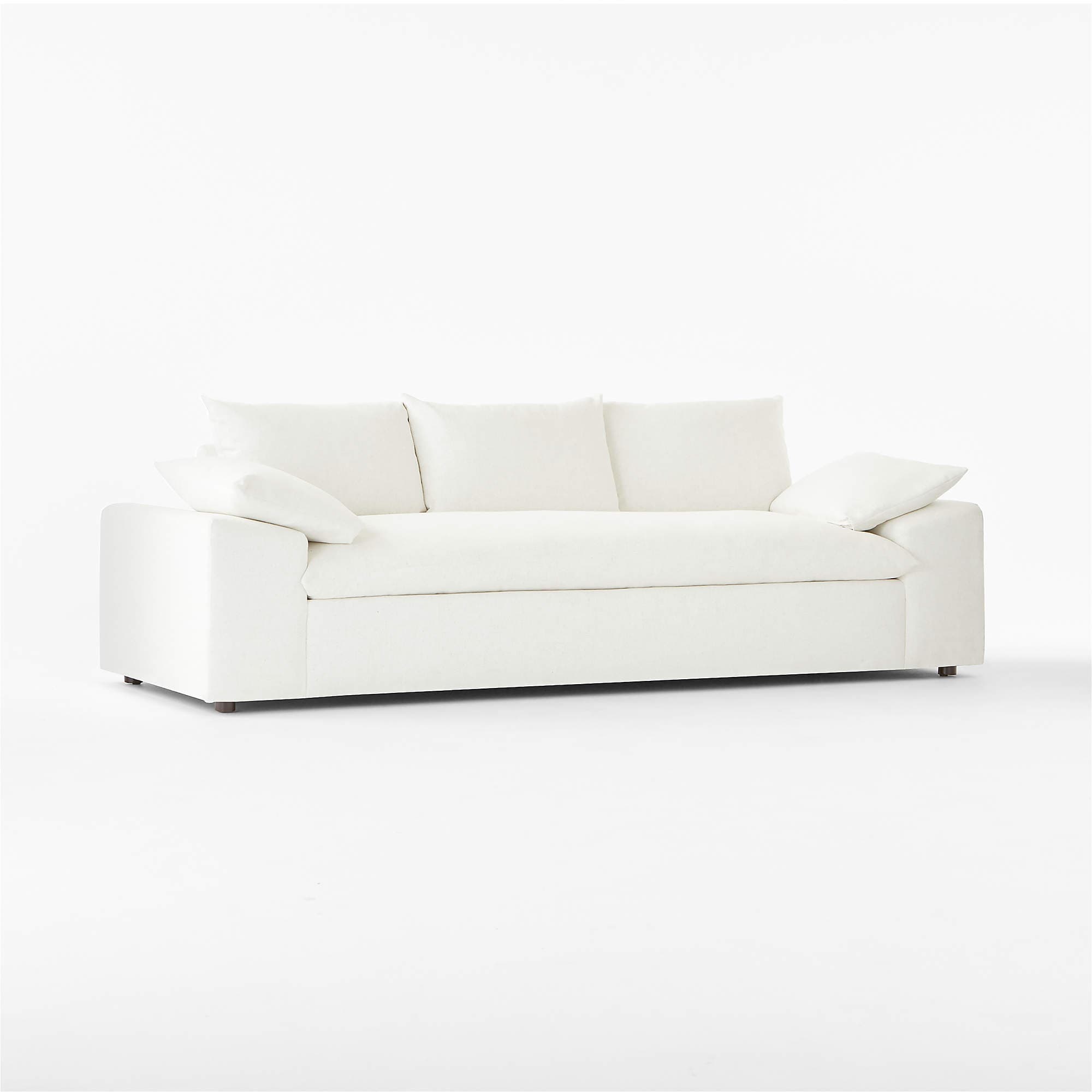 Algora 100" Charcoal Grey Performance Linen Sleeper Sofa - 5