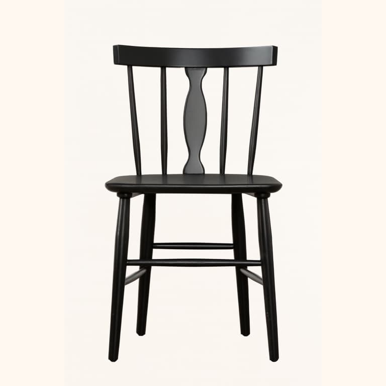 Spindle Back Dining Chair - 1