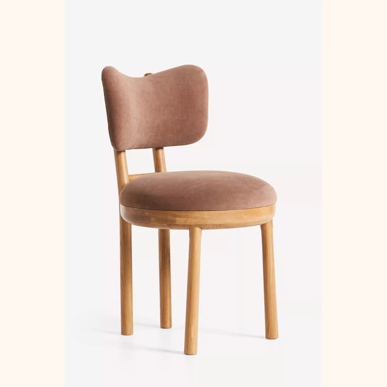 Sora Velvet Seat Dining Chair - 1