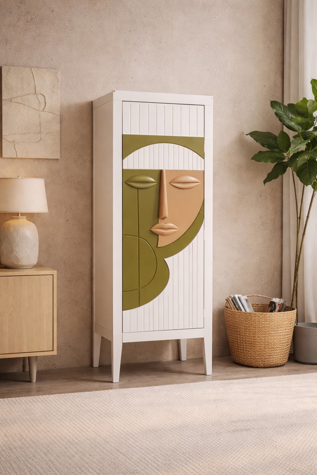 Abstract Face Cabinet - 1