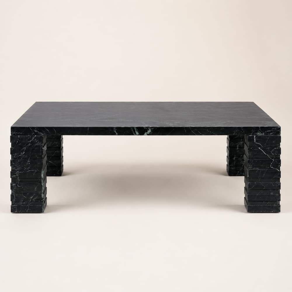 Strata Layered Marble Coffee Table – 54 - 3
