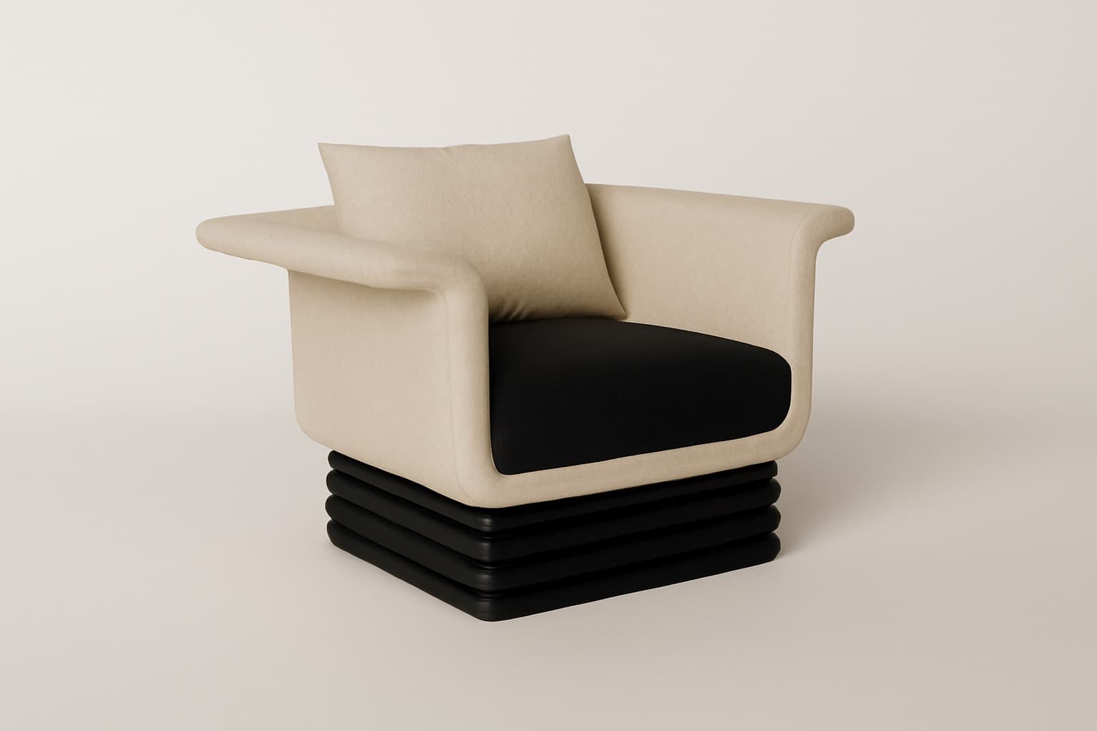 The Monza Sculptural Accent Chair - 3