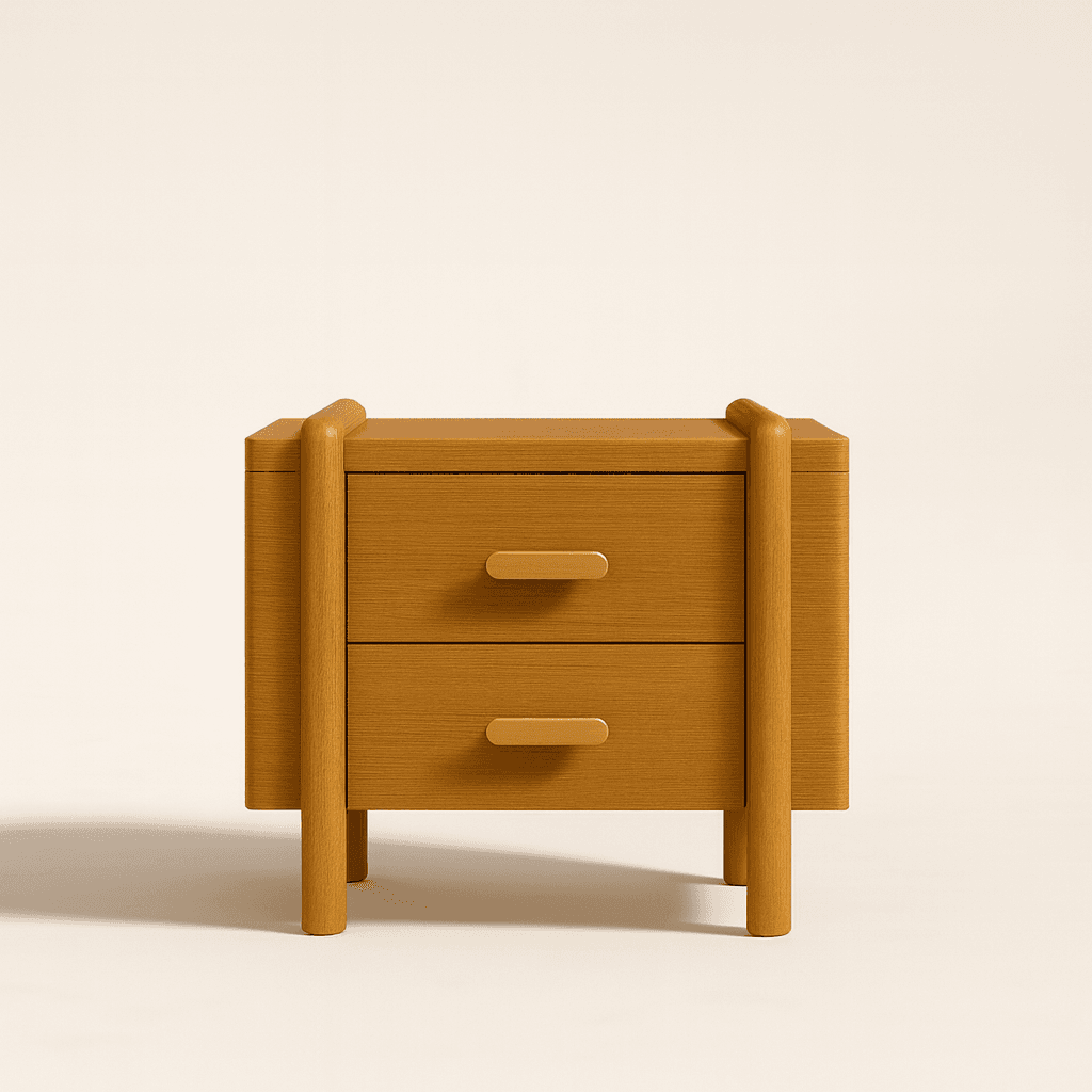 The Strado Nightstand - Premium Handcrafted Furniture - View 1