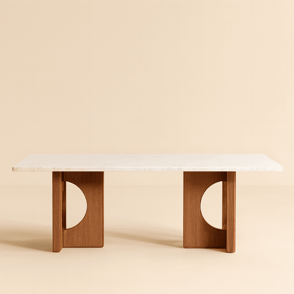 Solenne Marble Top Dining Table - 1