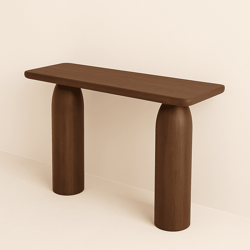 Cocoa Pillar Console - 2