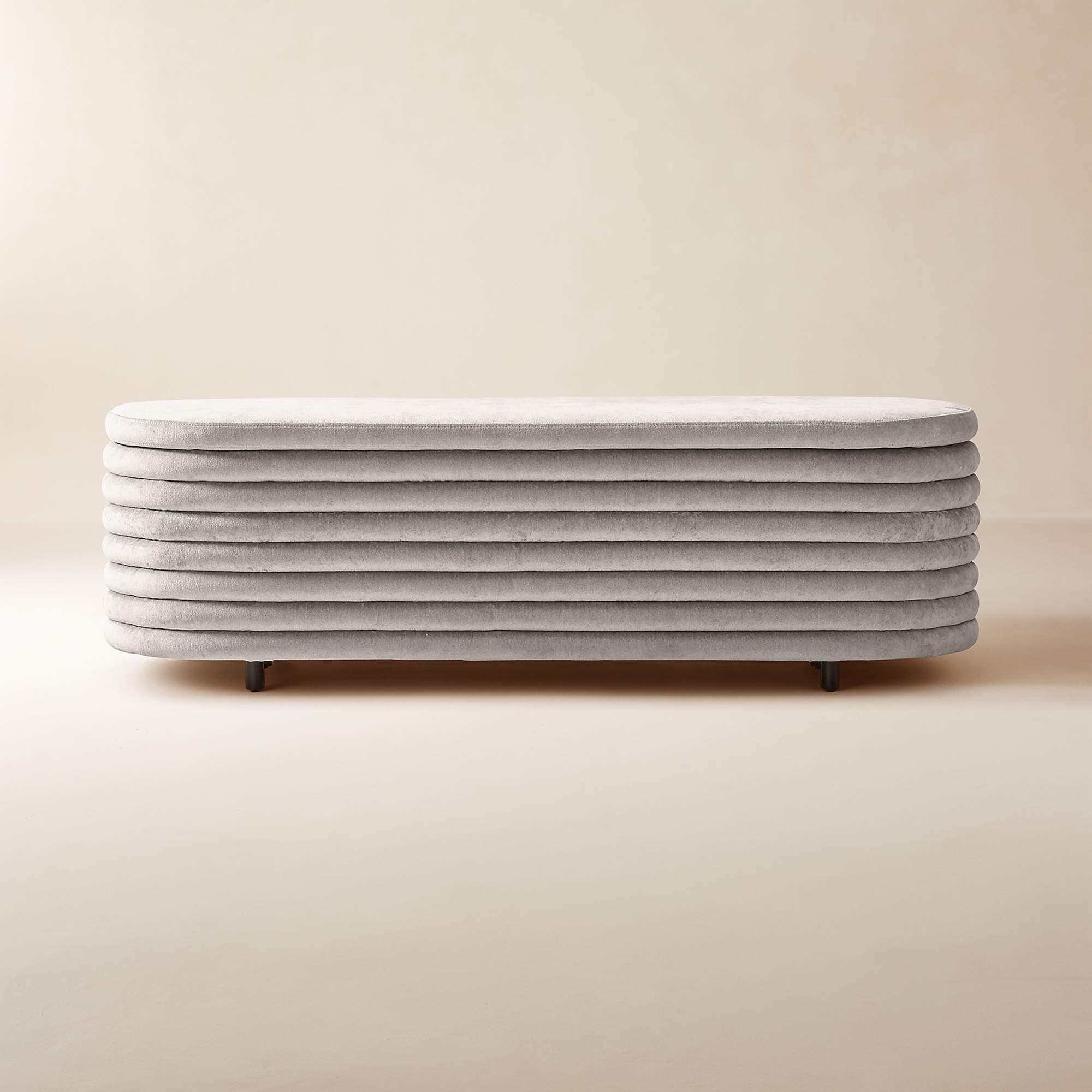 Rialto 60" Warm White Storage Bench - Premium Handcrafted Furniture - View 1