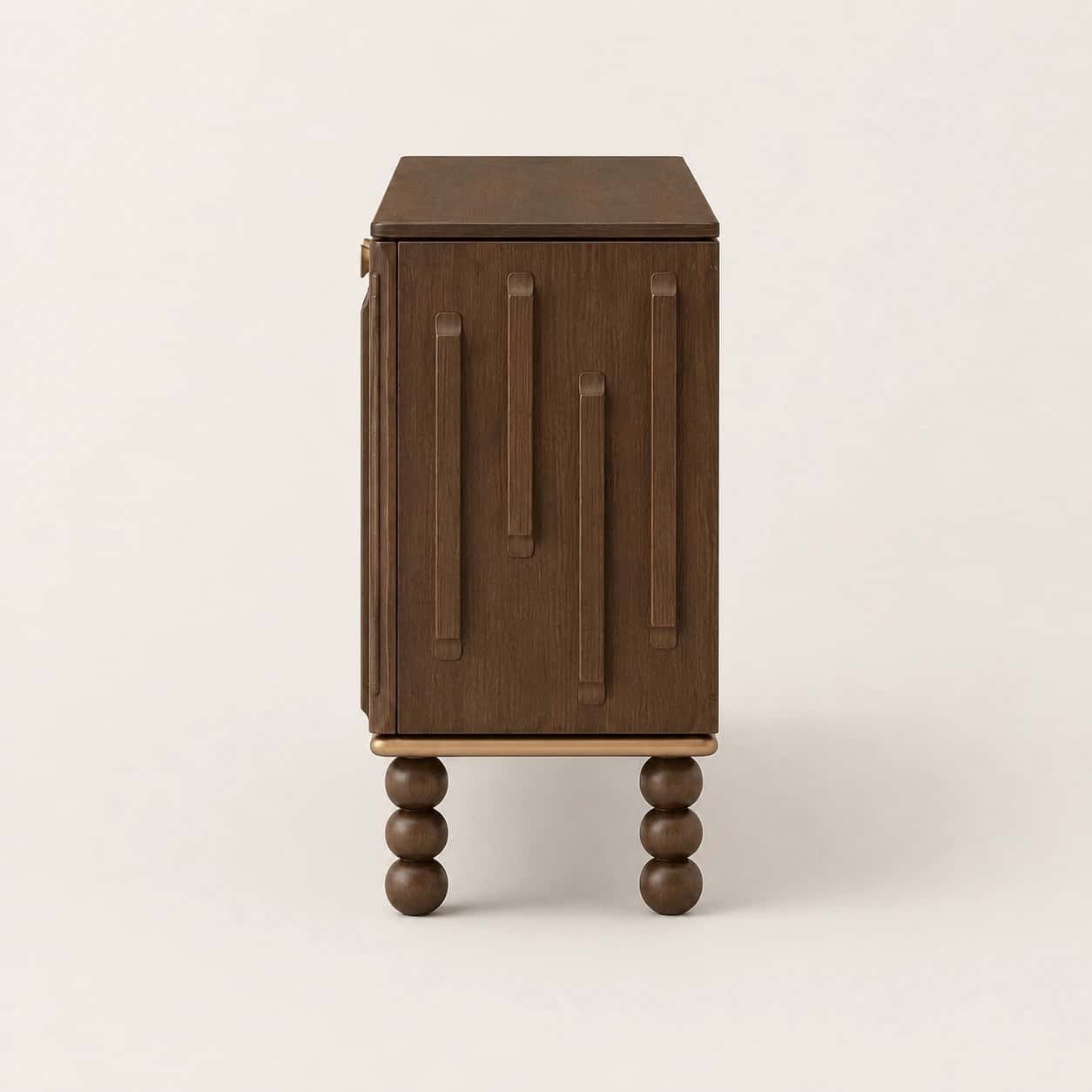 Elvarra Sculpted Walnut Sideboard — view 1